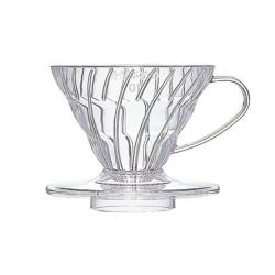 HARIO V60-01 Clear Plastic...
