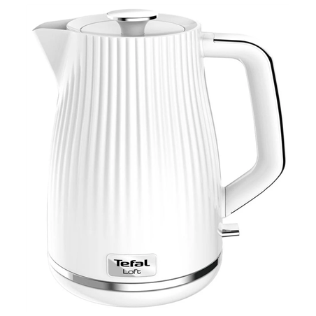 TEFAL | Electric Kettle | KO250130 | Electric | 2400 W | 1.7 L | Plastic | 360° rotational base | White