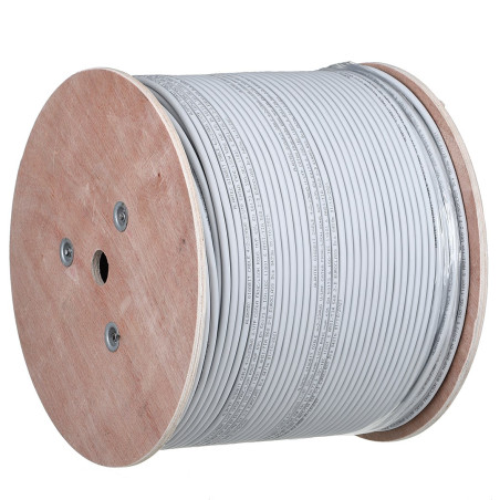 Alantec KIU6ALSOH500D networking cable 500 m Cat6 U/UTP Grey