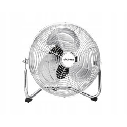 Floor fan-circulator chrome...