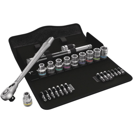 Set of keys and bits+ratchet Zyklop Metal 1/2''28