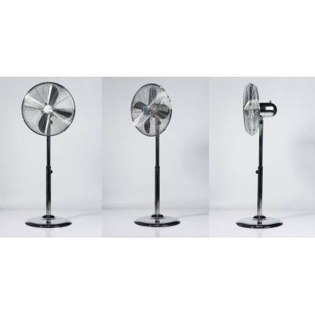 FLOOR FAN 40cm CHROME