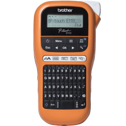 Brother PT-E110 label...