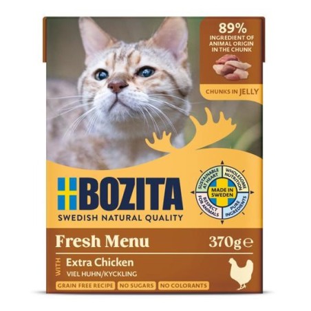 BOZITA Chicken in Jelly - Wet Cat Food - 370 g