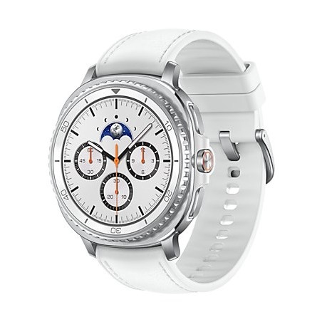 Samsung Galaxy Watch 8 Classic 3.3 cm (1.3") AMOLED 46 mm Digital 438 x 438 pixels Touchscreen Silver Wi-Fi GPS (satellite)