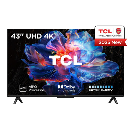 TCL LED 4K TV | 43V6C | 43 | Smart TV | Google TV | UHD | Black