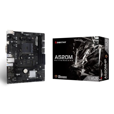 Biostar A520MHP motherboard AMD A520 Socket AM4 micro ATX