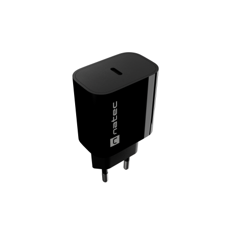 Natec Ribera USB Charger 1X USB-C 20W, Black