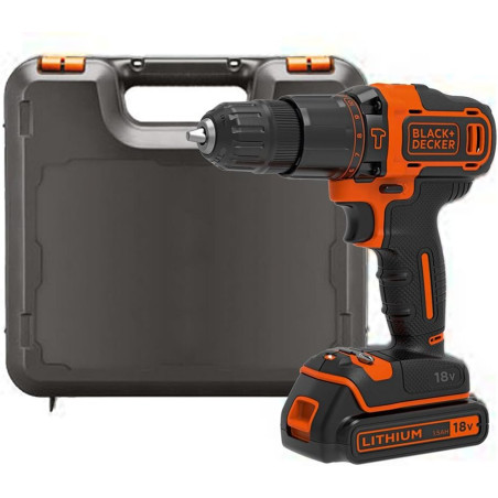 BLACK & DECKER Impact driver-drill | BDCHD18K-QW | 18 V | 1.5 Ah | Li-Ion