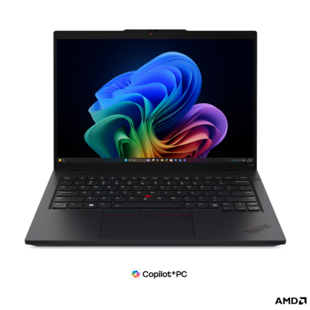 Lenovo ThinkPad L14 G7 AMD | Black | 14 " | IPS | WUXGA | 1920 x 1200 pixels | Anti-glare | AMD Ryzen AI 5 | 430 | 16 GB | SODIMM DDR5 | Solid-state drive capacity 512 GB | AMD Radeon 840M Graphics | Windows 11 Pro | 802.11be | Bluetooth version 5.4 | Keyboard language Nordic | Keyboard backlit | Warranty 36 month(s) | Battery warranty 12 month(s)