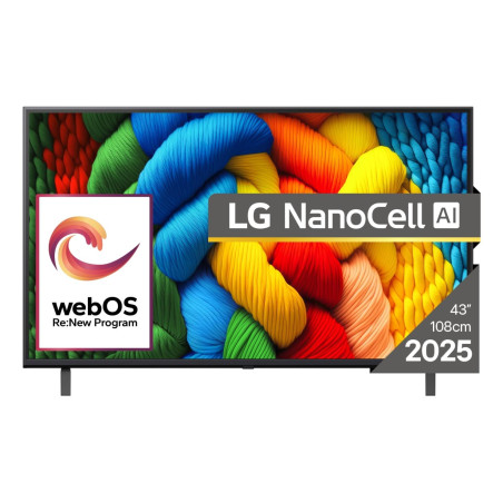 TV Set|LG|43 "|4K Ultra HD|3840 x 2160 pixels|Flat|16:9|LED|43NANO80A3B