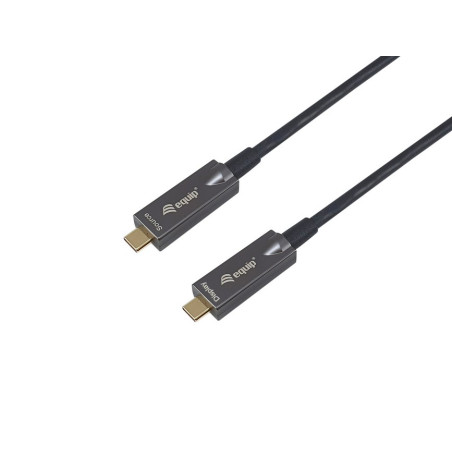 Equip USB-C to C Active Optical Cable, 10m, PD 60W, 8K/60Hz, 10Gbps, Video+Data+PD