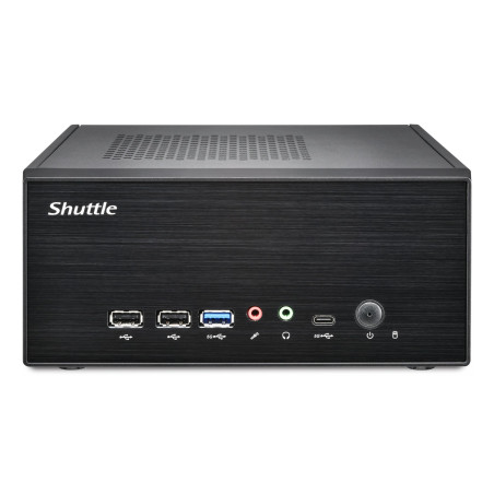 Shuttle XPC slim Barebone XB860G2 - S1851, Intel H860, 1xDP, 2xHDMI, 2 PCIe Slots (1x 16X & 1x X1), 2x Intel LAN (1G + 2.5G), 8x USB, 3x M.2, 24/7 permanent operation
