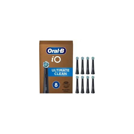 Braun Oral-B iO Ultimative Reinigung Aufsteckbürsten schwarz (8 Stk.)