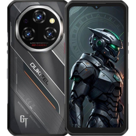 Oukitel WP62 6,58" Smartphone Dual SIM Android 15 5G USB Type-C 16 GB 512 GB 11000 mAh Black