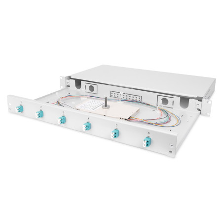 Digitus Fiber Optic Splice Box, Equipped, LC, OM3
