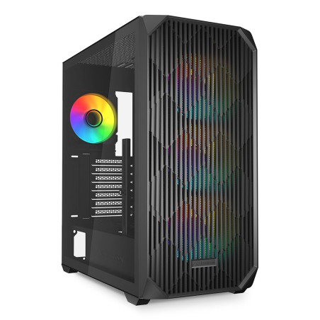 Sharkoon AK3 RGB Midi Tower Black