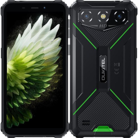 Oukitel G3 6" Smartphone Dual SIM Android 14 4G USB Type-C 4 GB 128 GB 6300 mAh Green