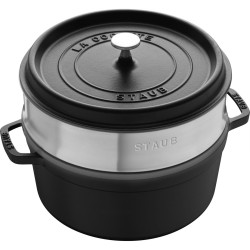 STAUB round cast iron pot...