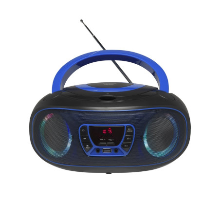 Denver TCL-212BT BLUE CD player Portable CD player Black, Blue