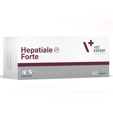 VETEXPERT Hepatiale Forte - supplements for dogs and cats -  40 tablets