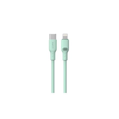Havit CB6281 - USB Type C to Lightning cable, 1 m (green)