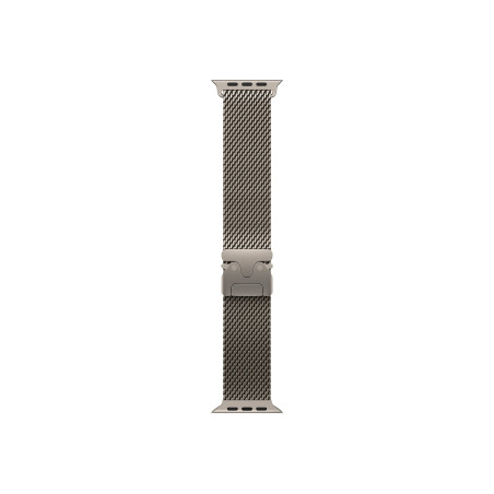 Apple | 49mm Natural Titanium Milanese Loop - Medium
