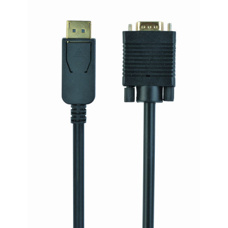 Gembird CCP-DPM-VGAM-6 video cable adapter 1.8 m VGA (D-Sub) DisplayPort Black