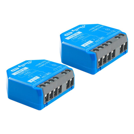 SHELLY 1 Gen4 Smart switch Blue 2 pcs