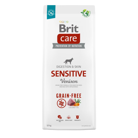 BRIT Care Sensitive Venison - dry dog food - 12 kg