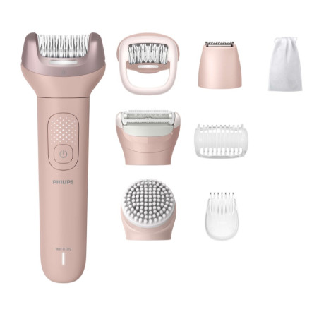 Philips Epilator Series 9000 BRE719/00 Cordless Wet and Dry Epilator Pink