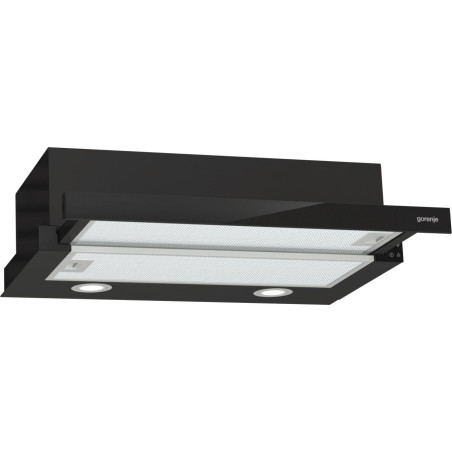 Gorenje TH62E4BG Semi built-in (pull out) Black 450 m³/h