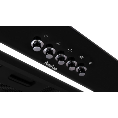 Amica OMP6255BG Built-in cooker hood black 389 m³/h