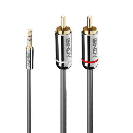 CABLE AUDIO 3.5MM TO PHONO/0.5M 35332 LINDY