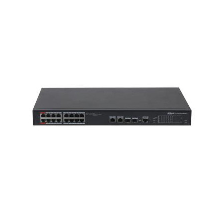 Switch|DAHUA|Type L2|Desktop/pedestal|90 Watts|PFS4218-16ET-240-V3