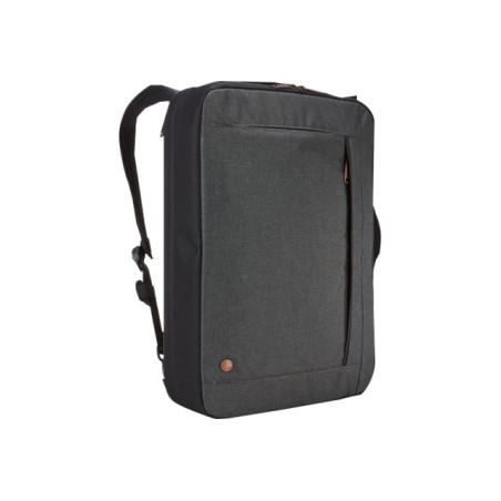 Case Logic | Era Hybrid Briefcase | Fits up to size 15.6 " | Messenger - Briefcase/Backpack | Shoulder strap | Obsidian