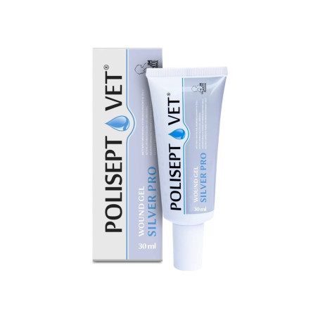 JM SANTE Polisept Vet Wound gel Silver Pro - gel dressing for dogs and cats – 30 ml