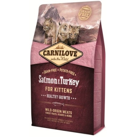 CARNILOVE Salmon & Turkey For kittens - dry cat food - 6kg