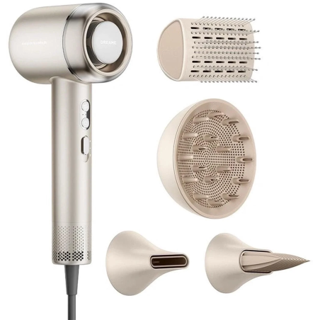 Dreame Hair Dryer | AHG40A GO | 2000 W | Number of temperature settings 4 | Ionic function | Diffuser nozzle | Gold