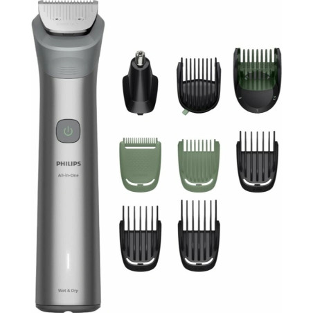 Philips All-in-One Hair trimmer | MG5931/15 Series 5000 | Cordless | Number of length steps 13 | Step precise 0.5 mm | Light gray