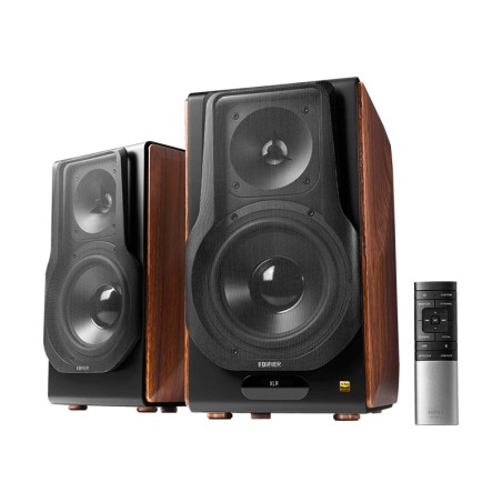 Edifier Premium 2.0 Speaker System | S3000MK II | Bluetooth | Wireless connection | Brown