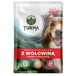 TURNA with beef – wet dog...