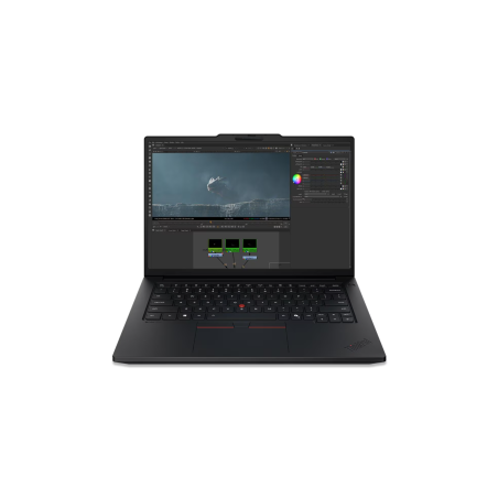 Lenovo ThinkPad P14s G7 Intel | Black | 14.5 " | IPS | WUXGA | 1920 x 1200 pixels | Anti-glare | Intel Core Ultra 7 | 356H | 16 GB | LPCAMM2 LPDDR5X | Solid-state drive capacity 512 GB | NVIDIA RTX PRO 500 Blackwell Generation | GDDR7 | 6 GB | Windows 11 Pro | 802.11be | Bluetooth version 5.4 | Keyboard language Nordic | Keyboard backlit | Warranty 36 month(s) | Battery warranty 12 month(s)