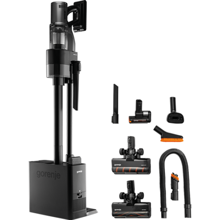 Gorenje Vacuum cleaner | SVC296749NEBL | Cordless operating | Handstick 2in1 | 550 W | 29.6 V | Anthracite | Operating time (max) 60 min