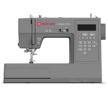 Singer | Heavy Duty Sewing Machine | HD6705C | Rechargeable | Number of stitches 200 | Number of buttonholes 1 | Grey | Number of brush heads included 1