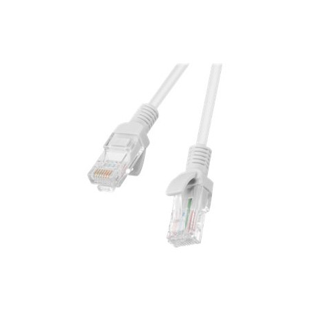 Lanberg | Patch cable - CAT 6 | RJ-45 - male | RJ-45 - male | RJ-45 | PCU6-10CC-0500-S | 5 m | Grey