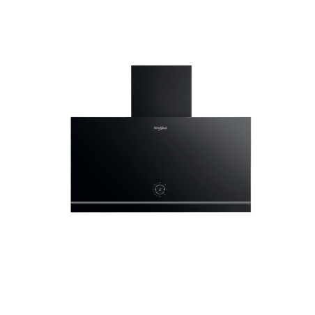 Whirlpool Hood | WHVA 62F LM K | Wall mounted | Energy efficiency class A | Width 59.8 cm | 485 m³/h | Mechanical | LED | Black