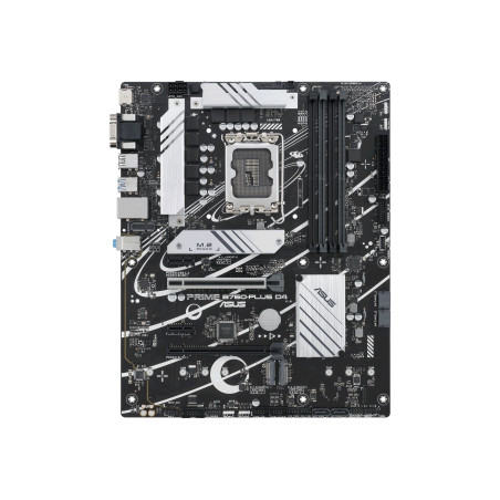 Asus | PRIME B760-PLUS D4 | Processor family Intel | Processor socket LGA1700 | DDR4 | Supported hard disk drive interfaces M.2, SATA | Number of SATA connectors 4