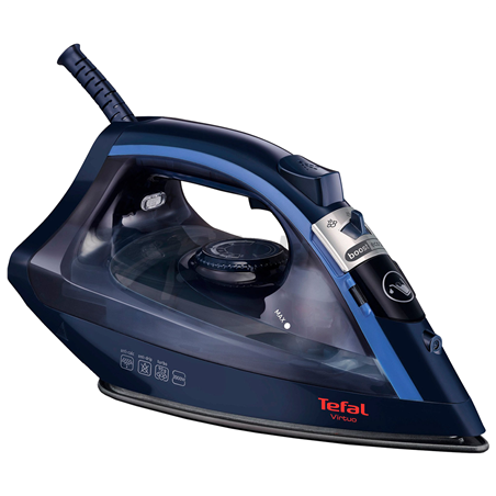 TEFAL | FV1713E0 Virtuo | Steam Iron | 2000 W | Water tank capacity 200 ml | Continuous steam 24 g/min | Dark Blue
