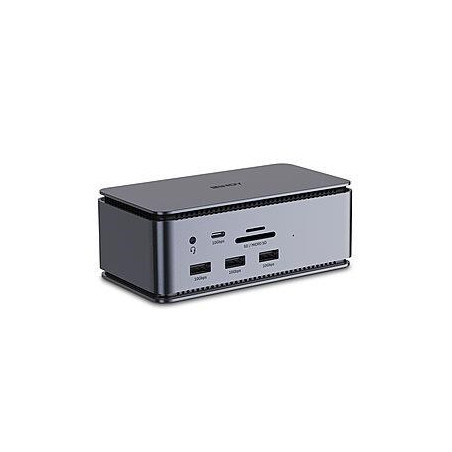 Lindy DST-Pro USB4, USB-C Laptop Docking Station